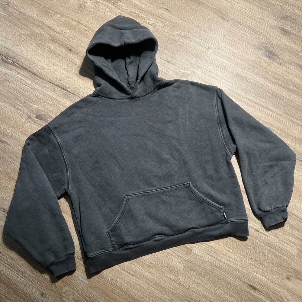 Akimbo Club Hoodie Size Small Faded Heavyweight Cotton Boxy Vintage Russell